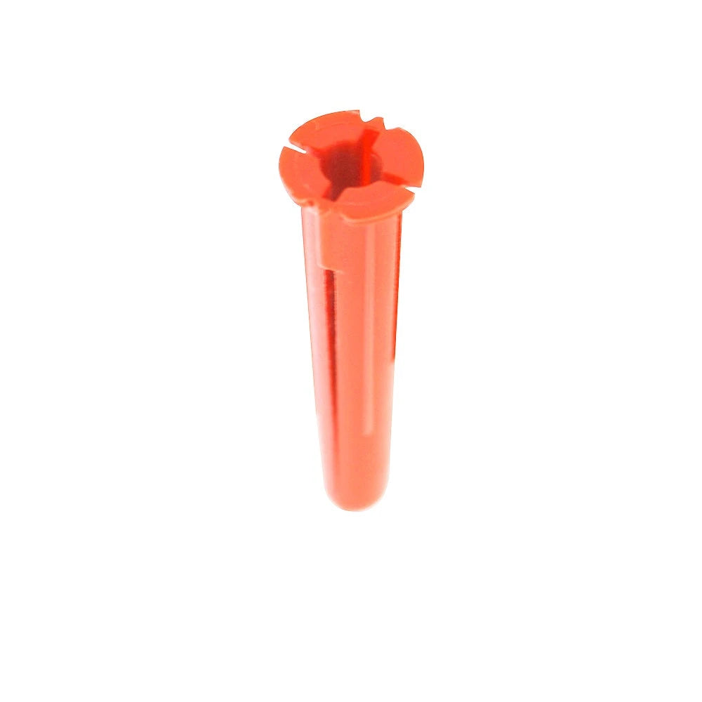 PAQUETE DE 100 PIEZAS DE TAQUETES THORSMAN MEDIDA 1/4 COLOR ROJO PARA FIJAR OBJETOS EN MUROS Y TECHOS DE CONCRETO O SUPERFICIES SOLIDAS-Canalización-THORSMAN-Bsai Seguridad & Controles
