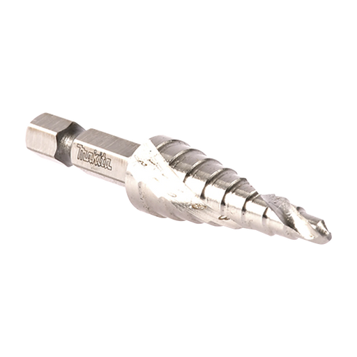 BROCA ESCALONADA ESPIRAL DE HSS 4-12 MM, ZANCO DE 1/4 HEXAGONAL, BLISTER CON UNA PIEZA.-Herramientas-MAKITA-D-40141-Bsai Seguridad & Controles