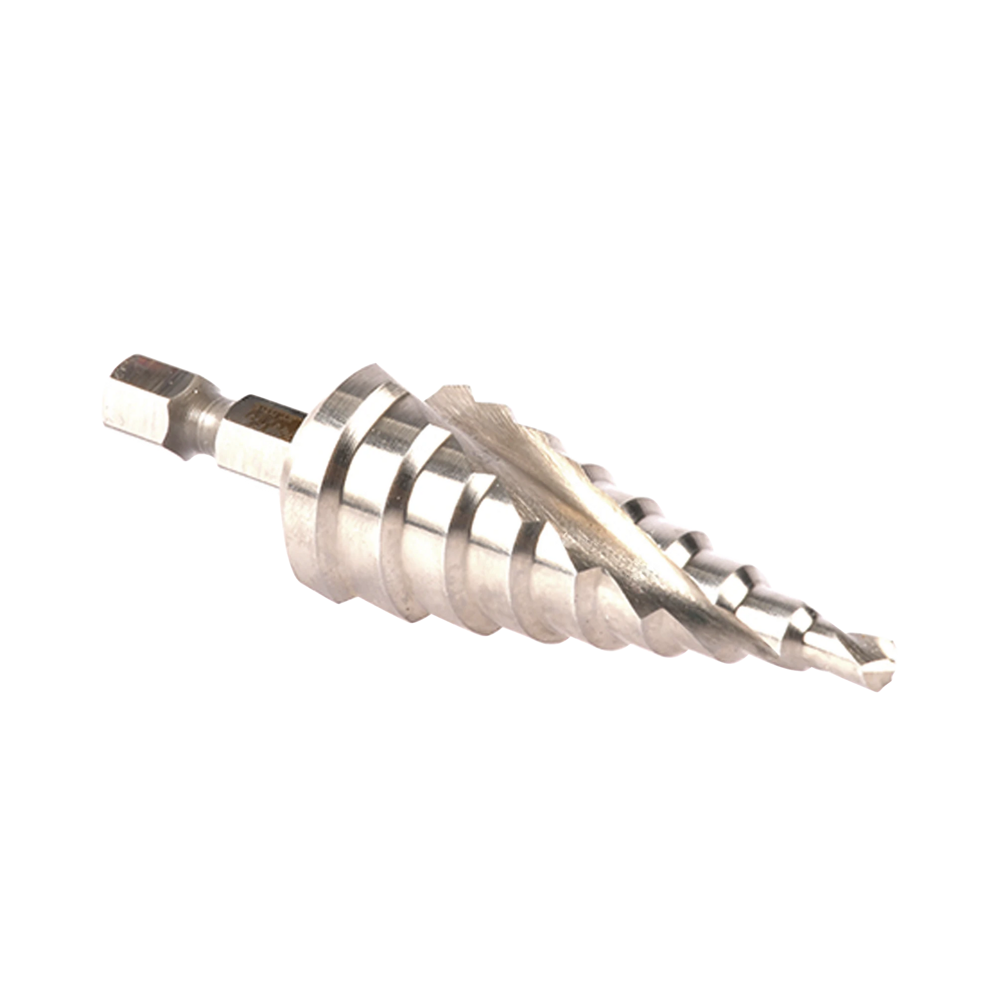 BROCA ESCALONADA ESPIRAL DE HSS 4-20 MM, ZANCO DE 1/4 HEXAGONAL, BLISTER CON UNA PIEZA.-Herramientas-MAKITA-Bsai Seguridad & Controles