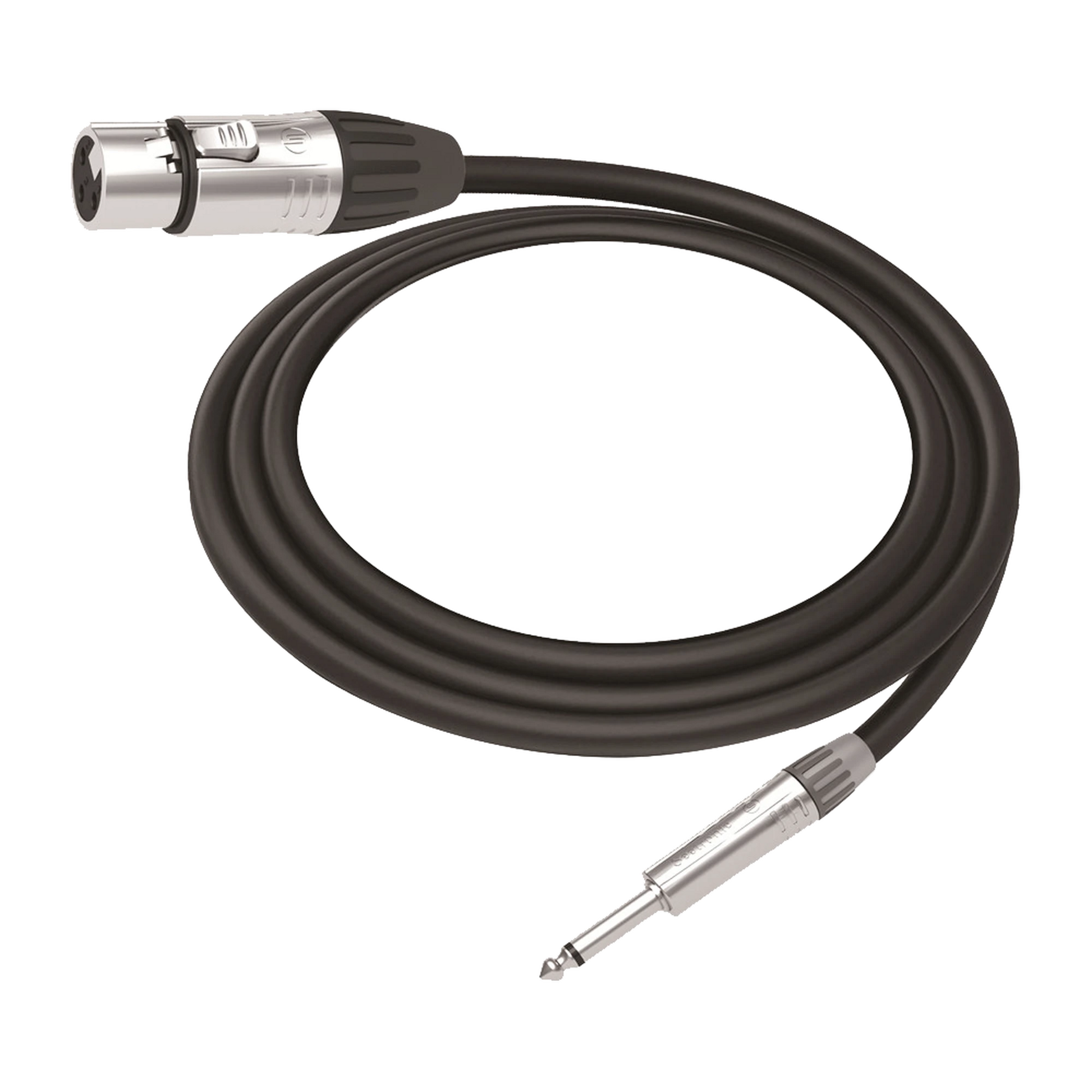 CABLE DE AUDIO | XLR 3 POLOS HEMBRA A PLUG 1/4 IN MONO | CONECTOR SEETRONIC SERIE M SCMF3 - MP2X | LONGITUD 5M-Audio, Video y Voceo-COSMICONN-Bsai Seguridad & Controles