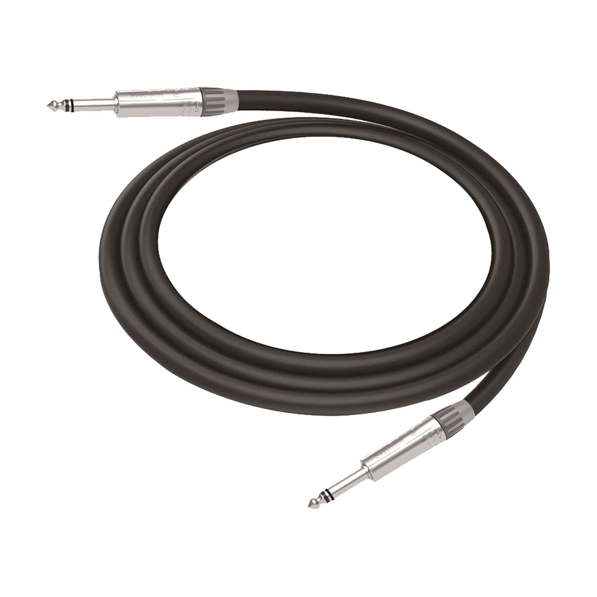 CABLE DE AUDIO | PLUG 1/4 IN A PLUG 1/4 IN STEREO | CARCASA CROMADA | CONECTORES SEETRONIC | LONGITUD 5M-Audio, Video y Voceo-COSMICONN-Bsai Seguridad & Controles