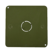 TAPA PARA CAJA CUADRADA DE 3/4 PARA INSTALACIONES CON TUBERÍA PVC CONDUIT PESADO-Canalización-CRESCO-Bsai Seguridad & Controles