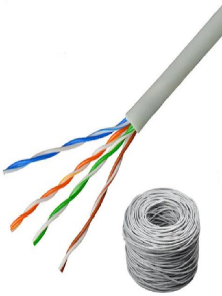 SAXXON OUTP5ECOP305BC - CABLE UTP 100% COBRE / CATEGORIA 5E / COLOR BLANCO / INTERIOR / 305 MTS / FLUKE TEST / REDES / VIDEO / 4 PARES-Cable-SAXXON-Bsai Seguridad & Controles