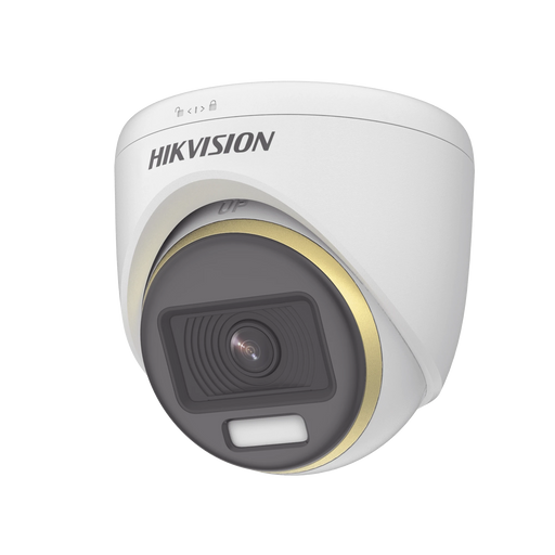 TURRET TURBOHD 4K / IMAGEN A COLOR 24/7 / LENTE 2.8 MM / LUZ BLANCA 40 MTS / EXTERIOR IP67 / WDR 130 DB / 4 TECNOLOGÍAS-Cámaras-HIKVISION-DS-2CE72UF3T-E-Bsai Seguridad & Controles