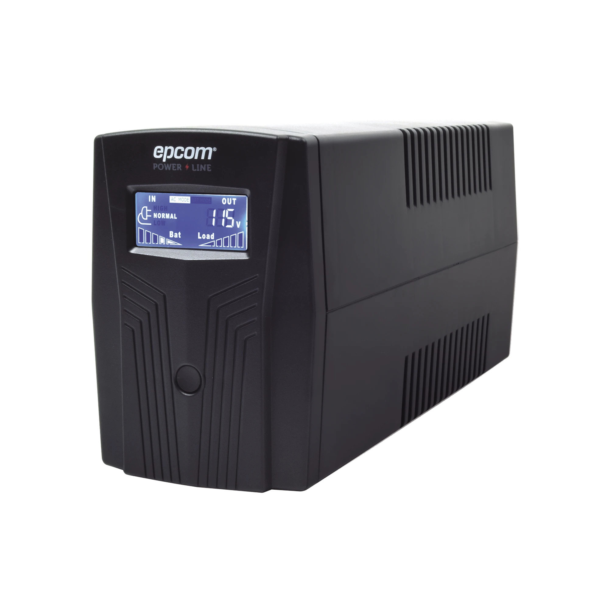 UPS DE 600VA/360W / TOPOLOGÍA LÍNEA INTERACTIVA / ENTRADA Y SALIDA 120 VCA / REGULADOR DE VOLTAJE AVR 80-150 VCA / CLAVIJA NEMA 5-15P / 4 TOMAS NEMA 5-15R-Ups/No Break-EPCOM POWERLINE-Bsai Seguridad & Controles