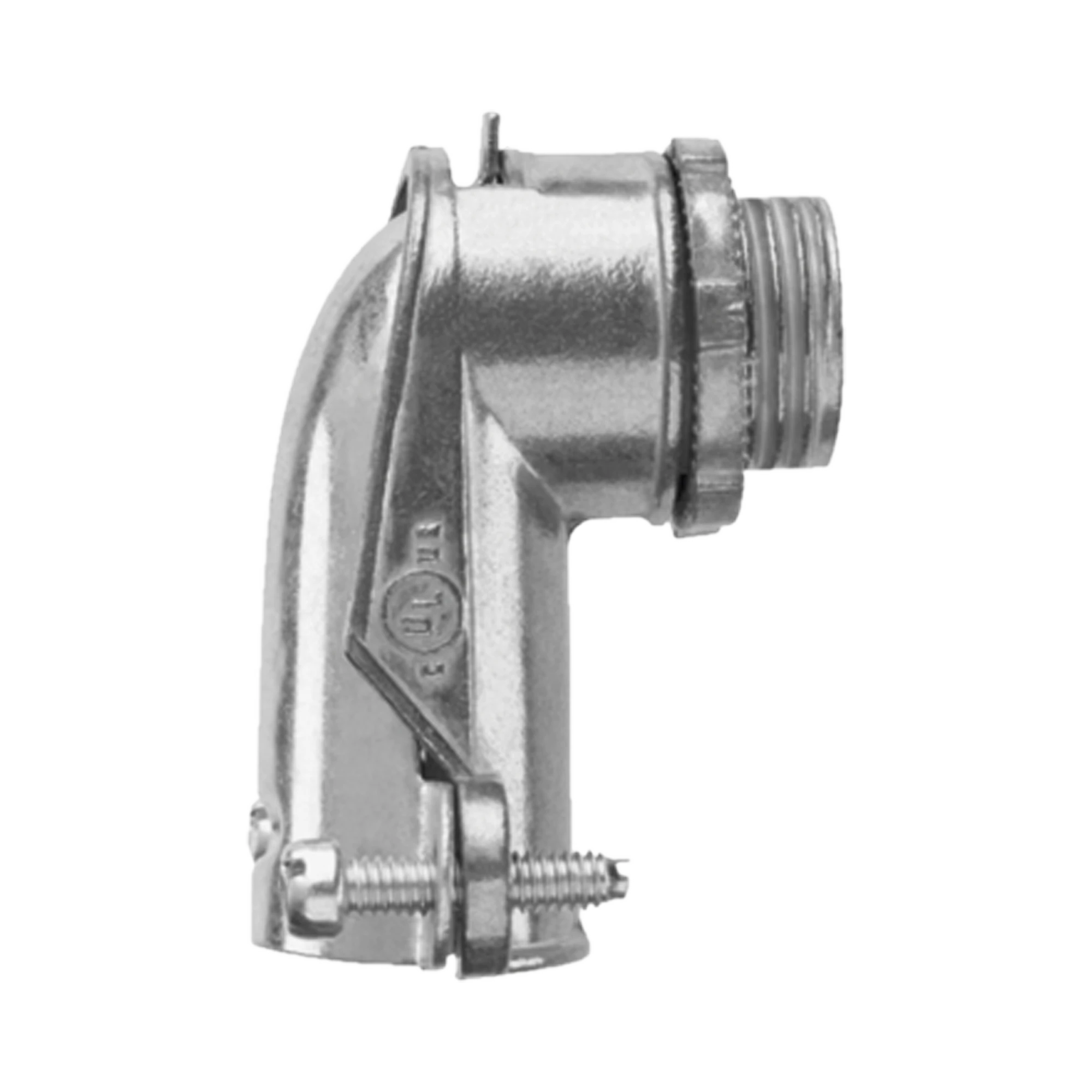 CONECTOR CURVO PARA TUBO FLEXIBLE 3/4 (19 MM)-Tuberia Metalica-ANCLO-Bsai Seguridad & Controles