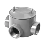 CAJA PARA ÁREAS PELIGROSAS CON TAPA, LIBRE DE COBRE, TIPO GRT DE 3/4 (19 MM).-Tuberia Metalica-RAWELT-Bsai Seguridad & Controles