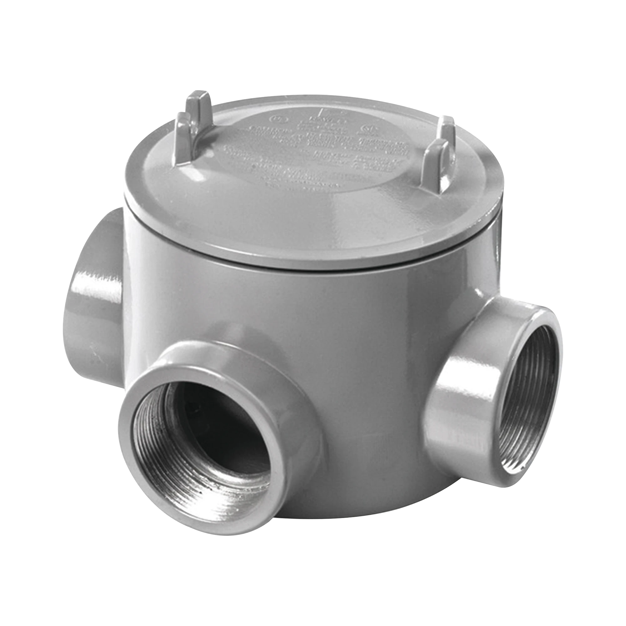 CAJA PARA ÁREAS PELIGROSAS CON TAPA, LIBRE DE COBRE, TIPO GRT DE 3/4 (19 MM).-Tuberia Metalica-RAWELT-Bsai Seguridad & Controles