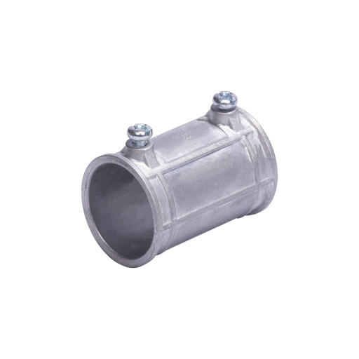 COPLE 3/4 (19MM) PARED DELGADA CON TORNILLO (TIPO AMERICANO) GALVANIZADO, ETIQUETA VERDE.-Tuberia Metalica-JUPITER-Bsai Seguridad & Controles