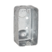 CAJA GALVANIZADA (CHALUPA) 4X2 DE PROF. 1-7/8. TIENE 7 PERFORACIONES DE 3/4.-Tuberia Metalica-RACO-HUB663-Bsai Seguridad & Controles