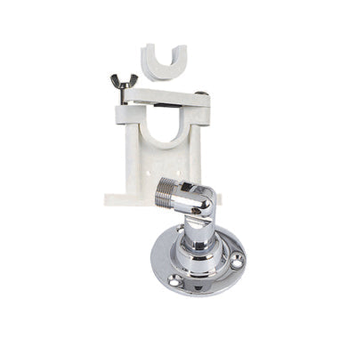 KIT DE MONTAJE CON SOPORTE GIRATORIO AJUSTABLE PARA ANTENAS DE 1" Ó 1 1/2" DE DIÁMETRO. ROSCA ESTÁNDAR 1" X 14 HILOS.