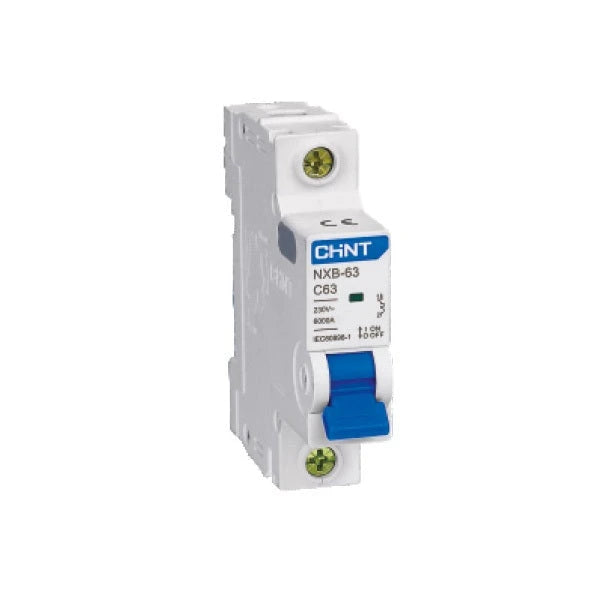 PASTILLA PARA RIEL DIN, 1 POLO, 32 AMP, VCA:110/415V, 6KA, CATÁLOGO: NXB631PC32, SERIE: NXB-63.-Área Eléctrica-CHINT-Bsai Seguridad & Controles