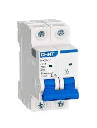 PASTILLA PARA RIEL DIN, 2 POLOS, 10 AMP, VCA:110/415V, 6KA, CATÁLOGO: NXB632PC10, SERIE: NXB-63.-Área Eléctrica-CHINT-Bsai Seguridad & Controles