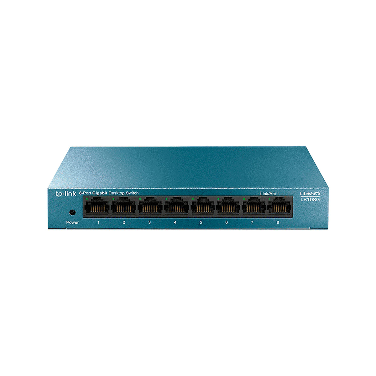 TP-LINK LS108G - SWITCH DE ESCRITORIO GIGABIT DE 8 PUERTOS 10/100/1000MBPS, CARCASA METÁLICA. [TPL3700006]