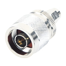 ADAPTADOR RF EN LÍNEA / SMA MACHO INVERSO A N MACHO / CUERPO BRONCE NIQUELADO / CONTACTO ORO / AISLANTE TEFLÓN [RP-3453]