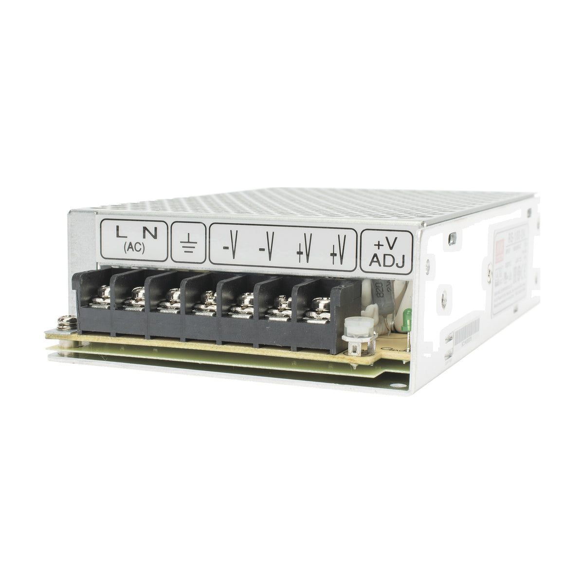 FUENTE DE PODER CONMUTADA / 100W / 24VCC / 4.5A / ENTRADA 100-240VCA / 3.18 X 1.49 X 6.26 PULGADAS [RS-100-24]