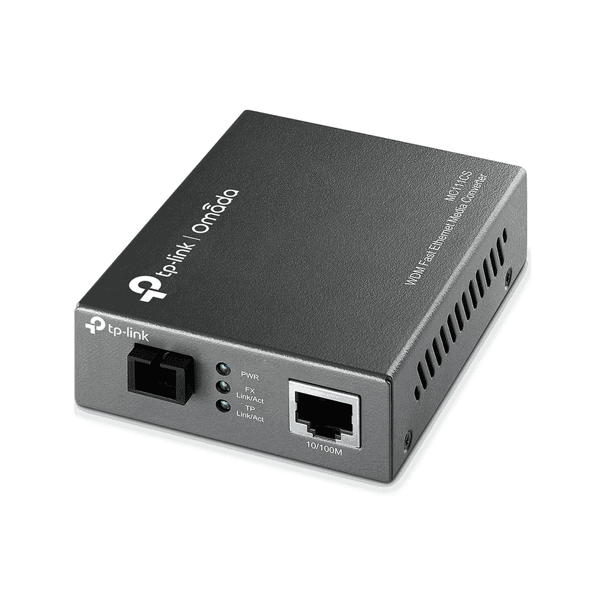 TP-LINK MC111CS - CONVERTIDOR FIBRA ÓPTICA WDM MONOMODO , 1 PUERTO RJ45 10/100 MBPS , 1 PUERTO SC/UPC 100 MBPS , HASTA 20 KM , PARA SU FUNCIONAMIENTO REQUIERE EL MODELO MC112CS , PLUG AND PLAY [TPL4180003]