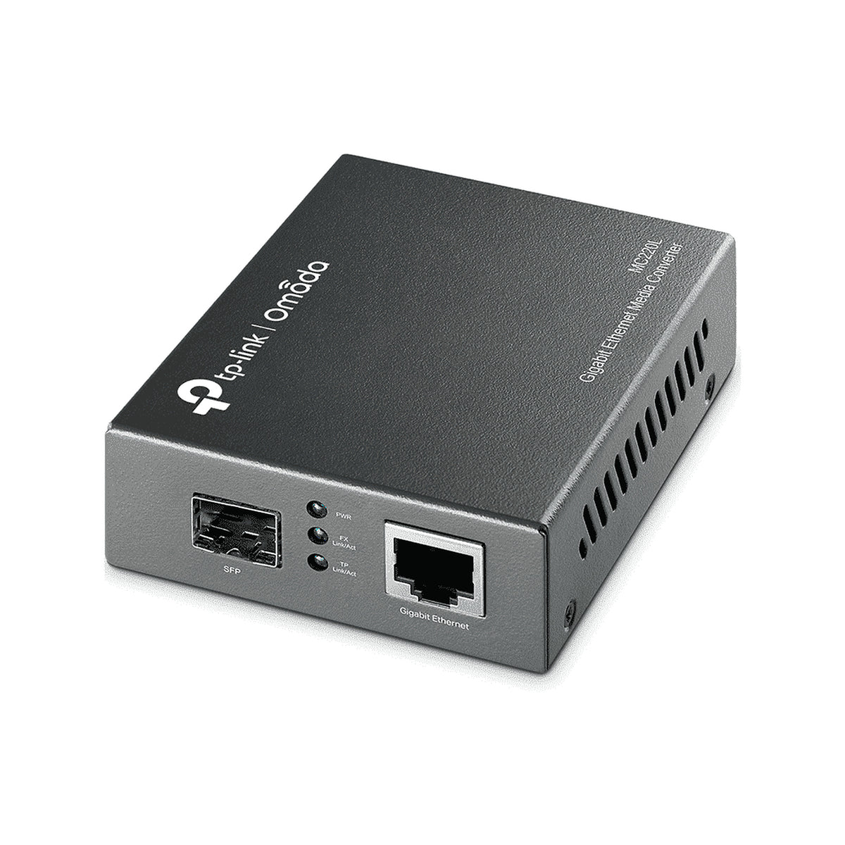TP-LINK MC220L - CONVERTIDOR FIBRA ÓPTICA MONOMODO O MULTIMODO , 1 PUERTO SFP 1000 MBPS , 1 PUERTO RJ45 10/100/1000 MBPS , PLUG AND PLAY [TPL4180007]