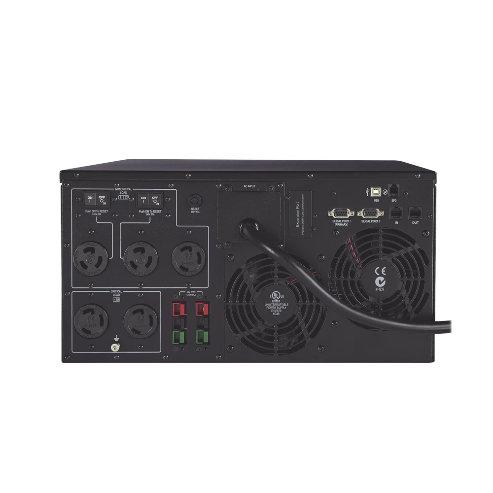UPS DE 5000 VA/4500 W, TOPOLOGÍA LÍNEA INTERACTIVA, 200 - 240 VCA DE ENTRADA, 200 - 240 VCA DE SALIDA, ONDA SENOIDAL PURA, TORRE O RACK 5 UR, CON 3 TOMAS NEMA L6-30R Y 2 NEMA L6-20R-Ups/No Break-CYBERPOWER-Bsai Seguridad & Controles