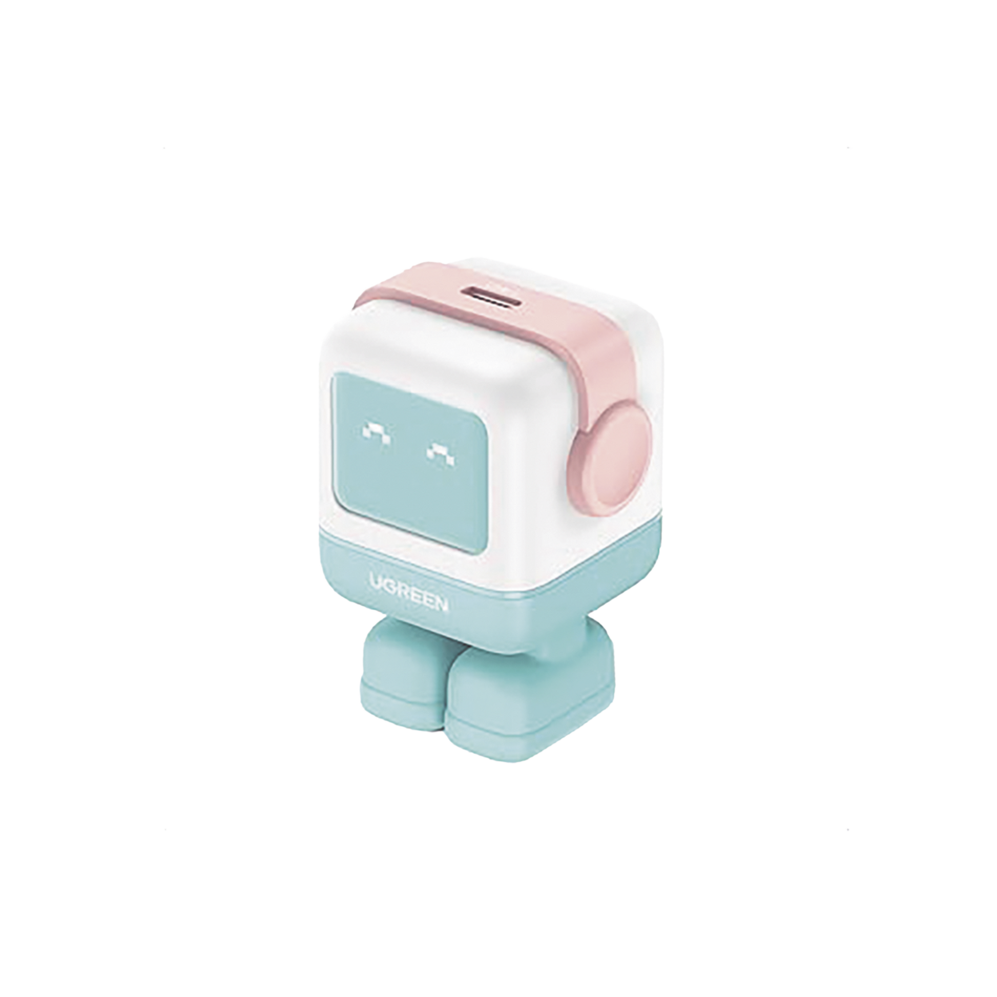 CARGADOR MINI GANROBOT 30W SERIE UNO | 1 USB-C DE CARGA RÁPIDA | TECNOLOGÍA GAN II | MULTIPROTOCOLO PD/QC/SCP/FCA | CARGA INTELIGENTE | PANTALLA LED | ZAPATO MAGNÉTICO EXTRAÍBLE | THERMAL GUARD | COLOR PINK-BLUE-Accesorios Generales-UGREEN-Bsai Seguridad & Controles