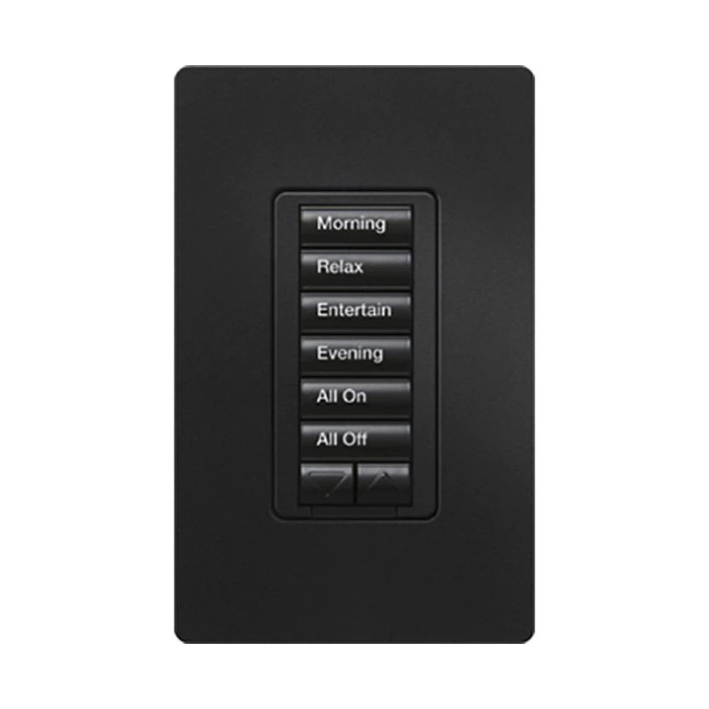 TECLADO HIBRIDO SEETOUCH, 6 BOTONES, 2 BOTONES SUBIR/BAJAR, INTENSIDAD 120V/450W, COLOR BLANCO.-Automatizacion - Casa Inteligente-LUTRON ELECTRONICS-Bsai Seguridad & Controles