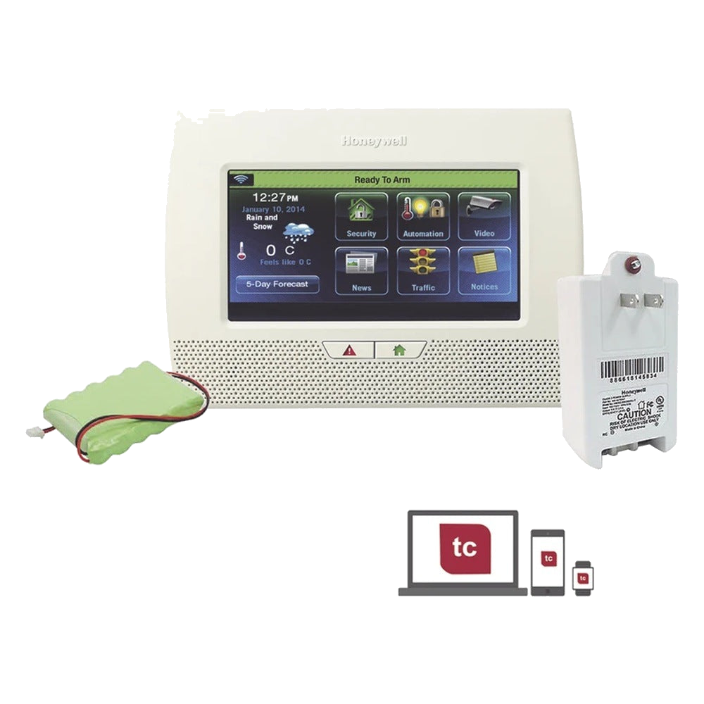 PANEL DE ALARMA INALÁMBRICO / PANTALLA TÁCTIL COLOR 7" / Z-WAVE INTEGRADO / WIFI CERTIFICADO / COMPATIBLE TOTAL CONNECT / 80 ZONAS