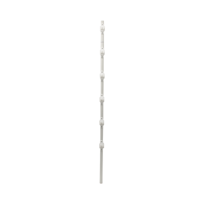 SFIRE SF-POST-6W - POSTE DE PASO PARA CERCA ELÉCTRICA / TUBO DE ACERO GALVANIZADO / 6 AISLADORES / 1.4 M (4.6 FT) / DIÁM