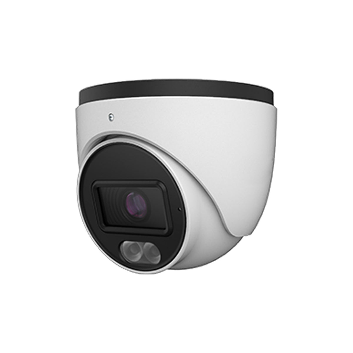 CAMARA IP TURRET MERIVA TECHNOLOGY / 6MP / H.265S / 2.8MM / ILUMINACION DUAL (20 - 30M IR / LUZ CALIDA) / IP67 / METALICA / 12 VCD / POE / SOPORTA MICRO SD HASTA 512 GB (NO INCLUIDA) / 1 ENTRADA + 1 SALIDA DE AUDIO / MICROFONO INTEGRADO [MTD-E600FDA]