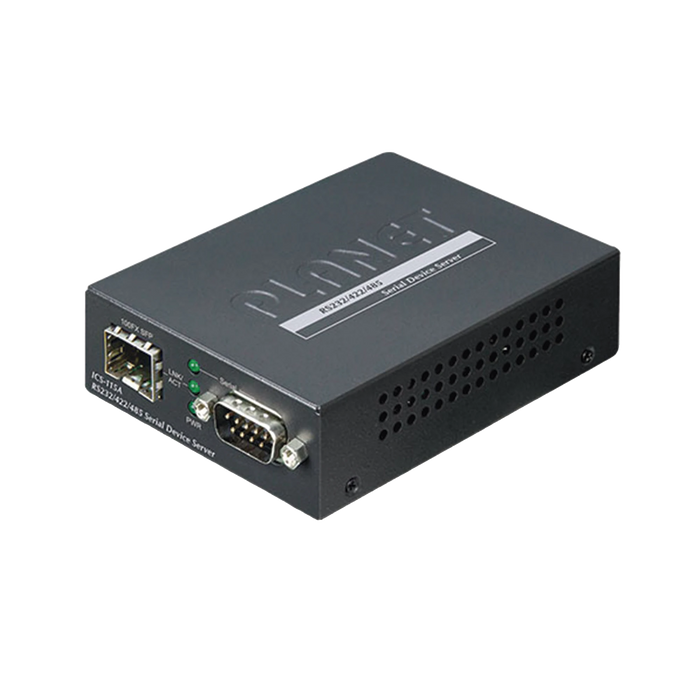 CONVERTIDOR DE MEDIOS RS-232/422/485 A SFP 100 BASE-FX-Networking-PLANET-ICS-115A-Bsai Seguridad & Controles