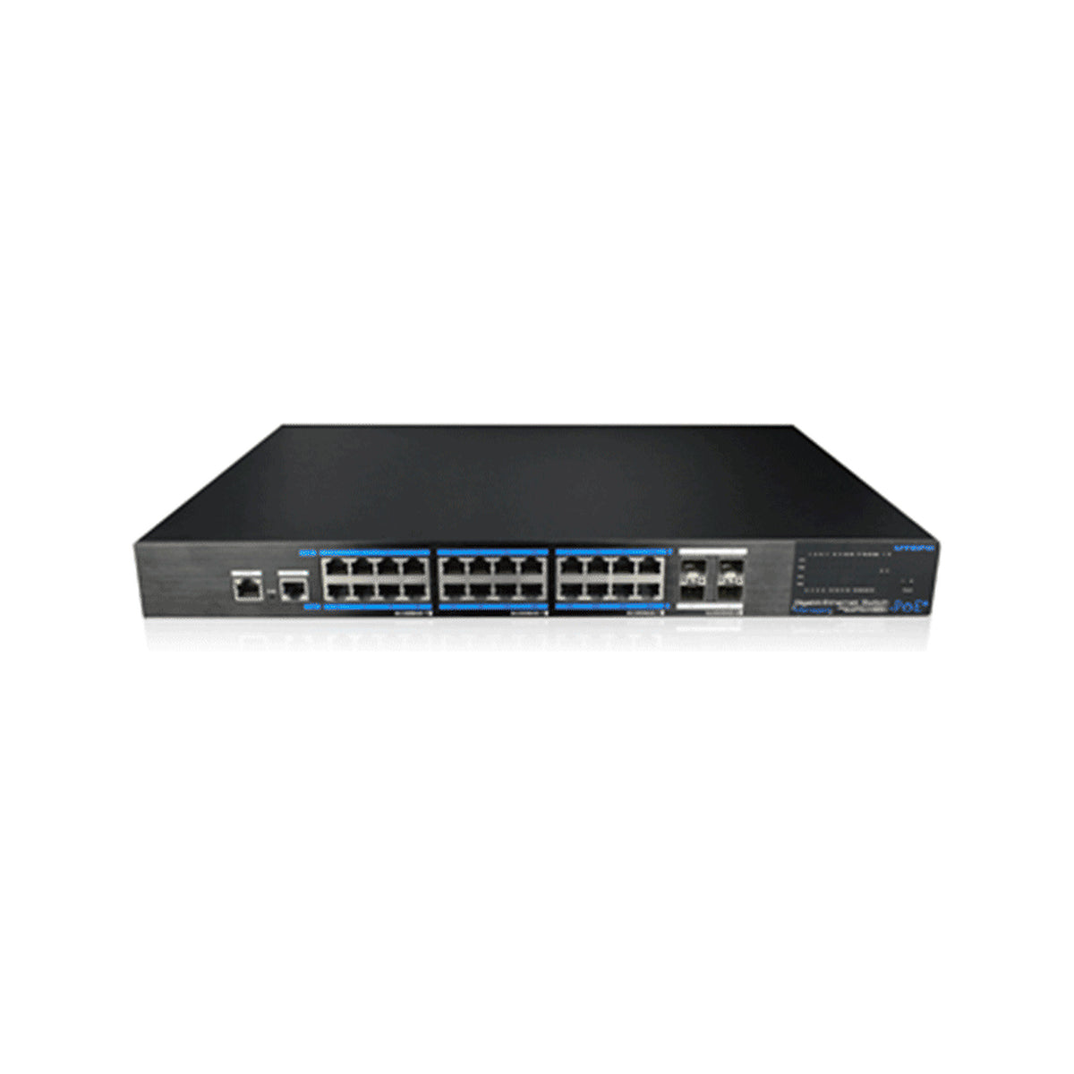 UTEPO UTP7524GEPOE4GF - SWITCH GIGABIT POE ADMINISTRABLE / CAPA 2 / 24 PUERTOS POE GIGABIT RJ45 / 4 PUERTOS SFP GIGABIT / 802.3AF&AT / POE 390 WATTS #PROTECCIÓN UTEPO [UGC097004]