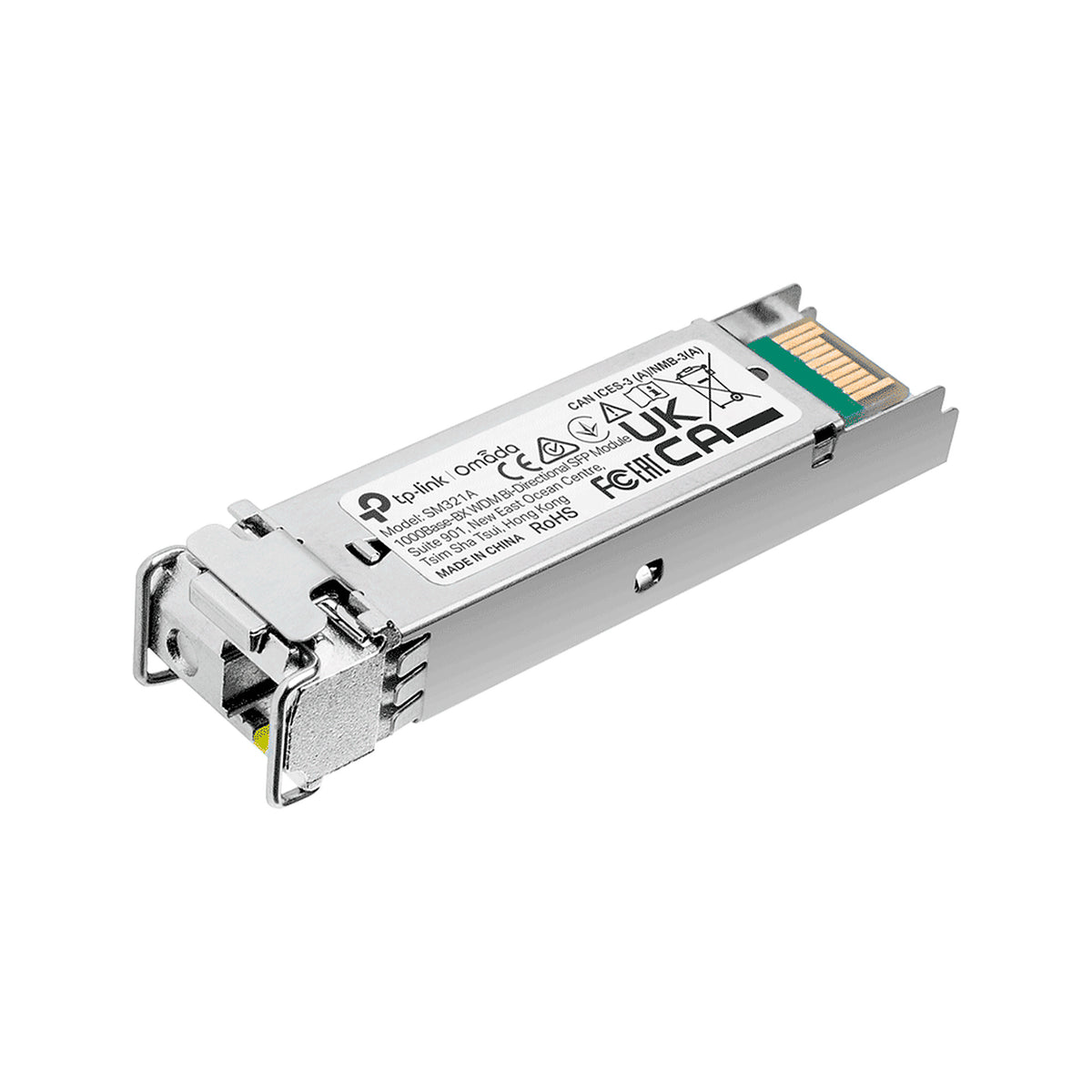 TP-LINK TL-SM321A - TRANSCEPTOR MINI-GBIC , SFP WDM BI-DIRECCIONAL , MONOMODO 1GBASE , DISTANCIA 10 KM , CONECTOR LC , (NECESITA EL MODELO TL-SM321B PARA ENLAZAR) [TPL4160003]