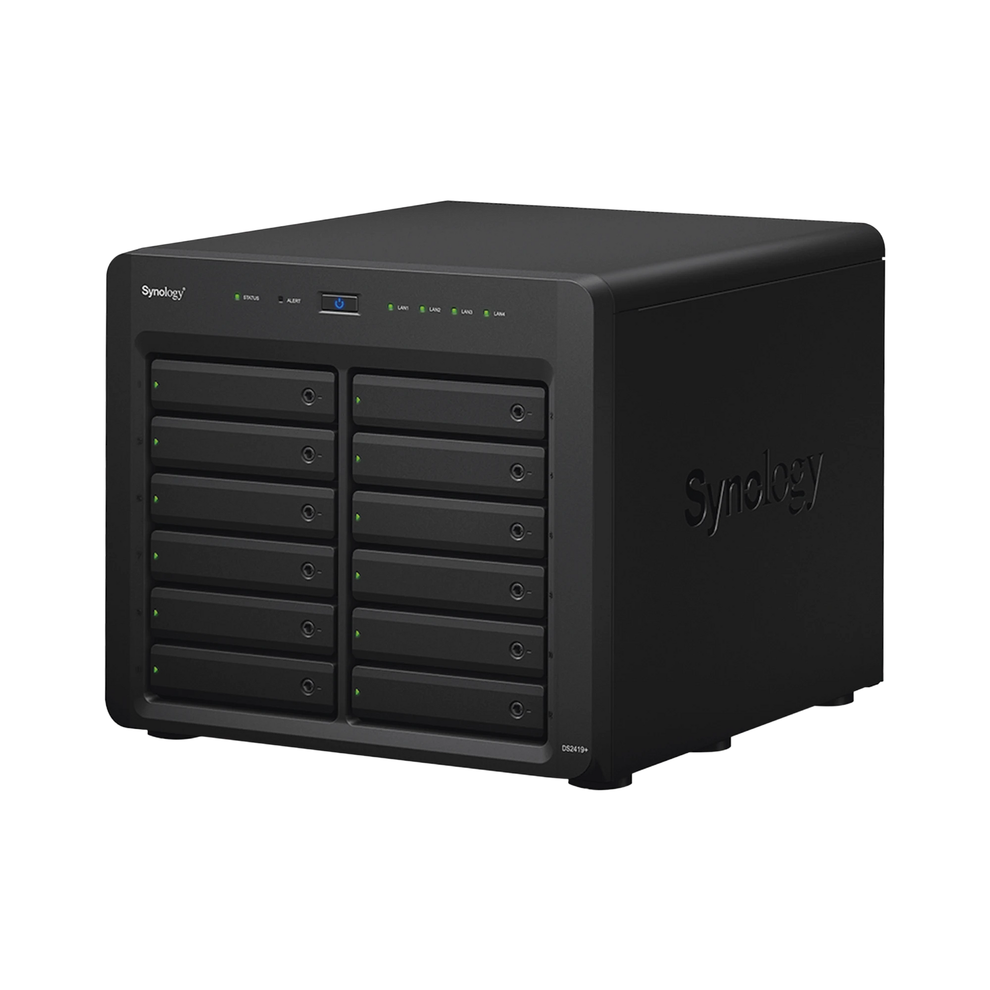 SERVIDOR NAS DE ESCRITORIO CON 12 BAHÍAS / EXPANSIBLE A 24 BAHÍAS / HASTA 368 TB / 4GB DE RAM-Almacenamiento NAS-SAN-eSATA-SYNOLOGY-Bsai Seguridad & Controles