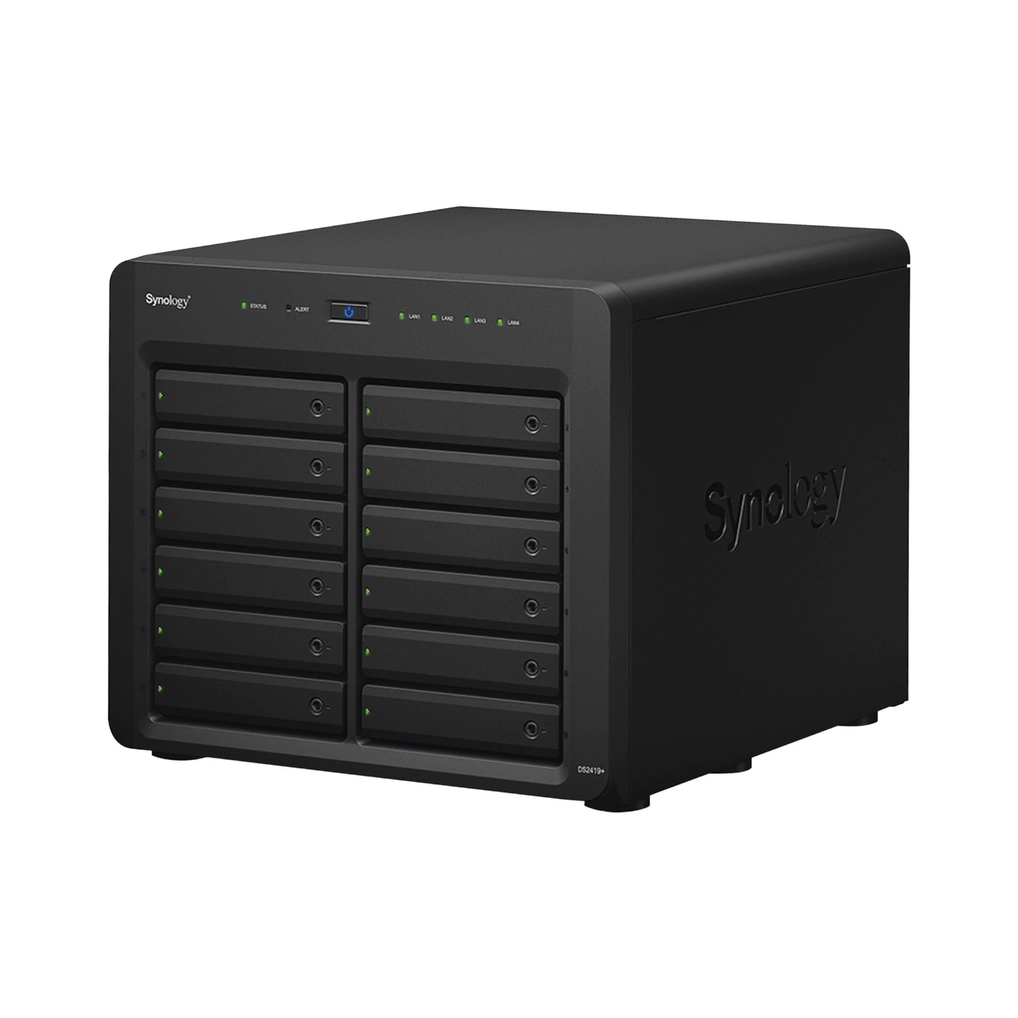 SERVIDOR NAS DE ESCRITORIO CON 12 BAHÍAS / EXPANSIBLE A 24 BAHÍAS / HASTA 368 TB / 4GB DE RAM-Almacenamiento NAS-SAN-eSATA-SYNOLOGY-Bsai Seguridad & Controles