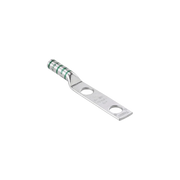 TERMINAL DE BARRIL LARGO, DE DOS ORIFICIOS, PARA CABLE 2 AWG, ORIFICIO PARA PERNO DE 1/4IN, ESPACIO ENTRE ORIFICIOS DE 0.63IN-Accesorios para Instalacion Tierra Fisica y Pararrayos-PANDUIT-Bsai Seguridad & Controles