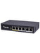 VIVOTEK AWFET060C065 - SWITCH POE NO ADMINISTRABLE / 4 PUERTOS POE FE / 2 PUERTOS FE / MODO EXTENDIDO HASTA 200 MTS / 30 POR PUERTO / 60W TOTALES / 4KV-Switches POE-VIVOTEK-Bsai Seguridad & Controles