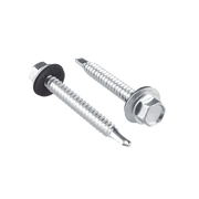 PIJA CABEZA HEXAGONAL CON RONDANA Y PUNTA DE BROCA #14 X 3/4", 100 PIEZAS.-Ferreteria-SURTEK-Bsai Seguridad & Controles