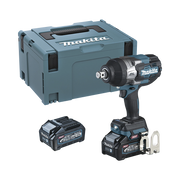 LLAVE DE IMPACTO BL 40 V MÁX. XGT 3/4" 4 VELOCIDADES ELÉCTRICAS 0 A 1900-2200-2400- 0 A 2500 IPM. INCLUYE 2 BATERÍAS LI-ION, CARGADOR RÁPIDO Y MALETÍN MAKPAC.-Herramientas-MAKITA-Bsai Seguridad & Controles