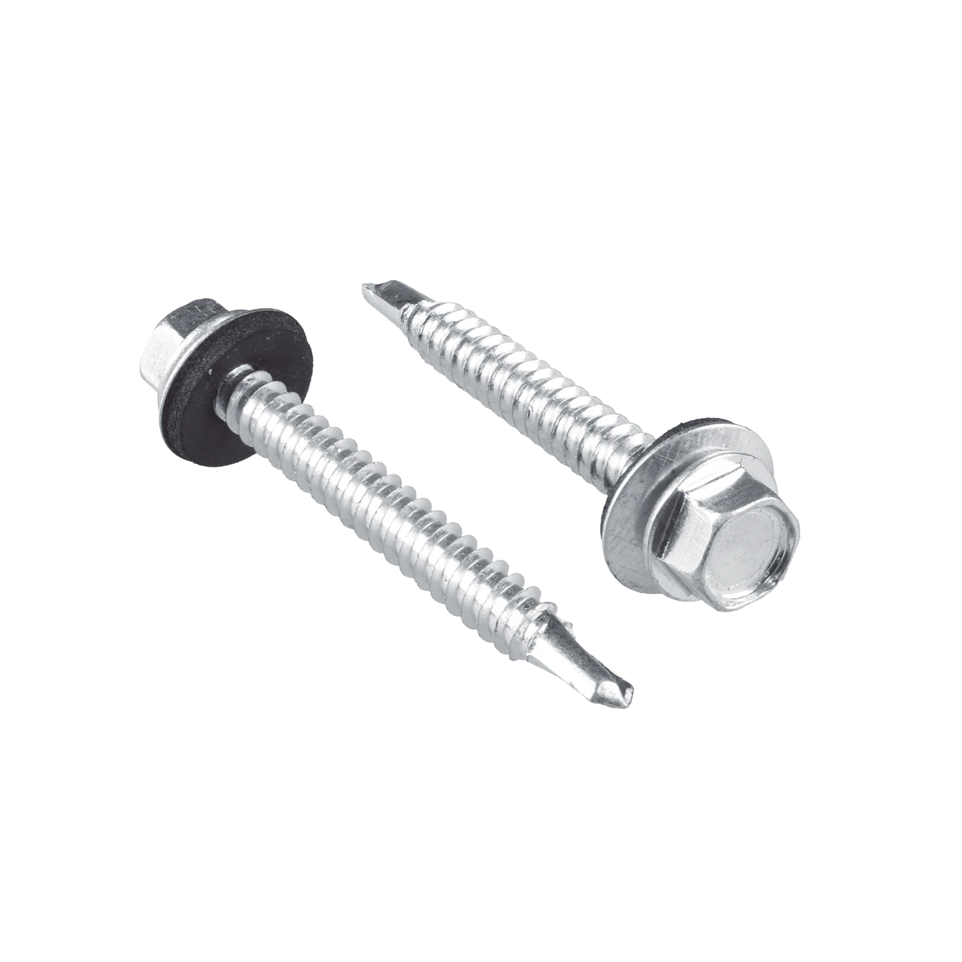 PIJA CABEZA HEXAGONAL CON RIODANA Y PUNTA DE BROCA #14 X 1-1/4", 50 PIEZAS.-Ferreteria-SURTEK-Bsai Seguridad & Controles