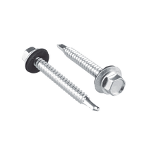 PIJA CABEZA HEXAGONAL CON RIODANA Y PUNTA DE BROCA #14 X 1-1/4", 50 PIEZAS.-Ferreteria-SURTEK-Bsai Seguridad & Controles