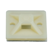 MONTAJE-SUJETADOR ADHESIVO DE 4 VÍAS DE 1" X 1" X 1/4", COLOR NATURAL, NYLON 6.6 RETARDANTE DE LLAMAS V-2, PAQUETE DE 100PZ-Ferreteria-PANDUIT-Bsai Seguridad & Controles