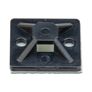 MONTAJE-SUJETADOR ADHESIVO DE 4 VÍAS DE 1" X 1" X 1/4", COLOR NEGRO, NYLON 6.6 RETARDANTE DE LLAMAS V-2, PAQUETE DE 100PZ-Ferreteria-PANDUIT-Bsai Seguridad & Controles