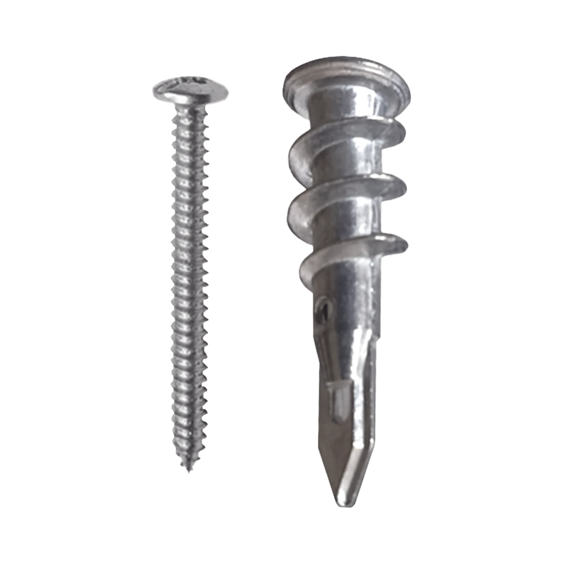 TAQUETE MÉTALICO TPD ZINC CON TORNILLO 8 X 1 1/4", IDEAL PARA USO CON CARTELES PUBLICITARIOS, ELECTRODOMÉSTICOS-Canalización-THORSMAN-Bsai Seguridad & Controles