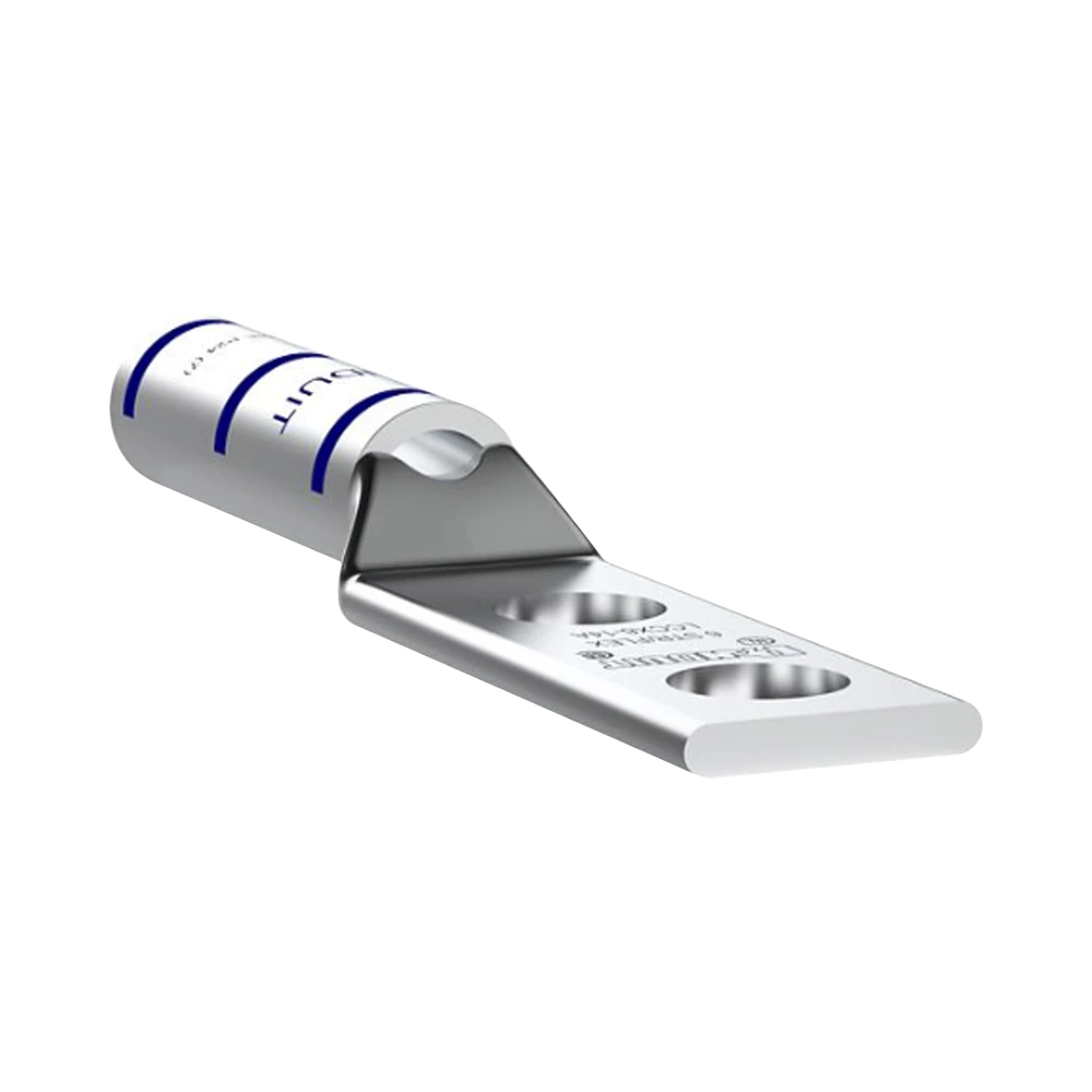 TERMINAL DOBLE OJILLO 1/4" PARA CABLE 6 AWG (16MM ENTRE ORIFICIOS). 50 PIEZAS-Racks y Gabinetes-PANDUIT-Bsai Seguridad & Controles