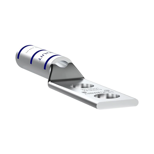 TERMINAL DOBLE OJILLO 1/4" PARA CABLE 6 AWG (16MM ENTRE ORIFICIOS). 50 PIEZAS-Racks y Gabinetes-PANDUIT-LCCX6-14A-L-Bsai Seguridad & Controles