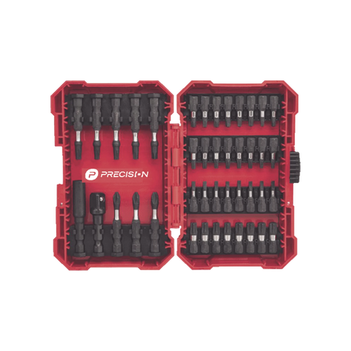 JUEGO DE 42 PUNTAS PARA TALADRO + ESTUCHE (ENTRADA HEX. 1/4")-Herramientas-PRECISION-Bsai Seguridad & Controles