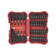 JUEGO DE 42 PUNTAS PARA TALADRO + ESTUCHE (ENTRADA HEX. 1/4")-Ferreteria-PRECISION-Bsai Seguridad & Controles