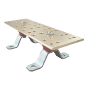 BARRA DE UNIÓN PRINCIPAL (TMGB) CON AISLADORES. MEDIDA: 500 X 101.6 X 6.35 MM (19-11/16" X 4" X 1/4")-Accesorios para Instalacion Tierra Fisica y Pararrayos-TOTAL GROUND-Bsai Seguridad & Controles