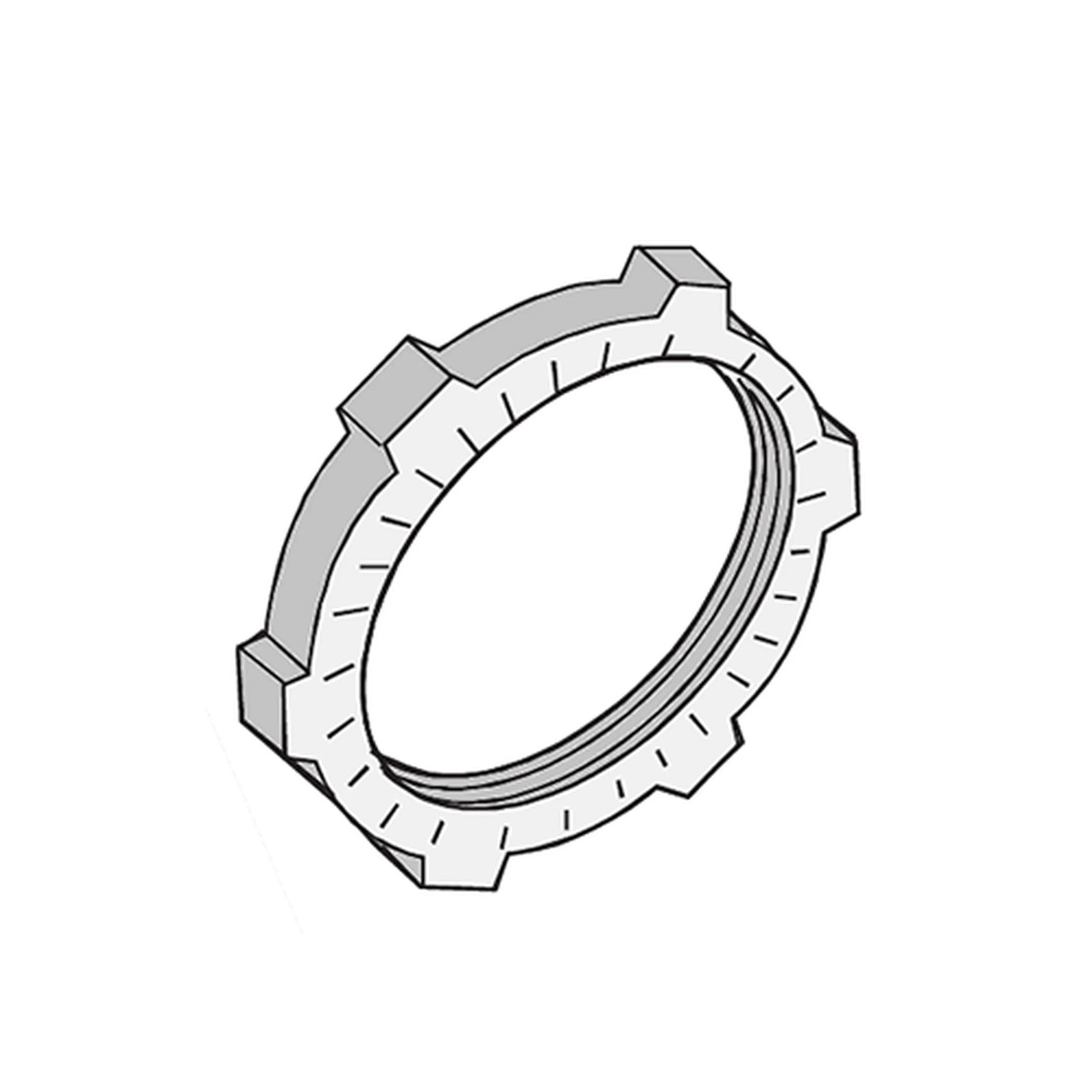 CONTRATUERCA METÁLICA ZAMAC DE 1 1/4" (32 MM).-Canalización-ANCLO-Bsai Seguridad & Controles