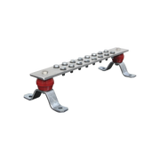BARRA DE UNIÓN DE ALUMINIO DE 16 CONTACTOS 2" X 15-1/4" X 1/4" (50.8 X 387.35 X 6.35 MM).-Accesorios para Instalacion Tierra Fisica y Pararrayos-TOTAL GROUND-Bsai Seguridad & Controles