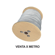 CABLE RETENIDA 7 HILOS, RESISTENCIA 2154 KG. DIÁMETRO 1/4" (PRECIO POR METRO).-Torres y Mástiles-SYSCOM TOWERS-Bsai Seguridad & Controles
